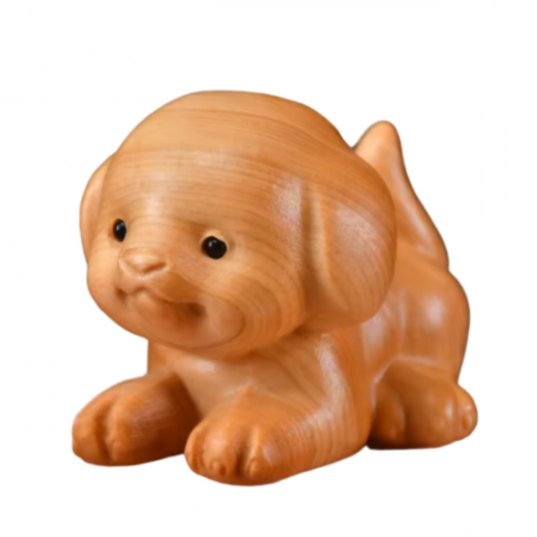 Dog Wooden Figure - Zodiac