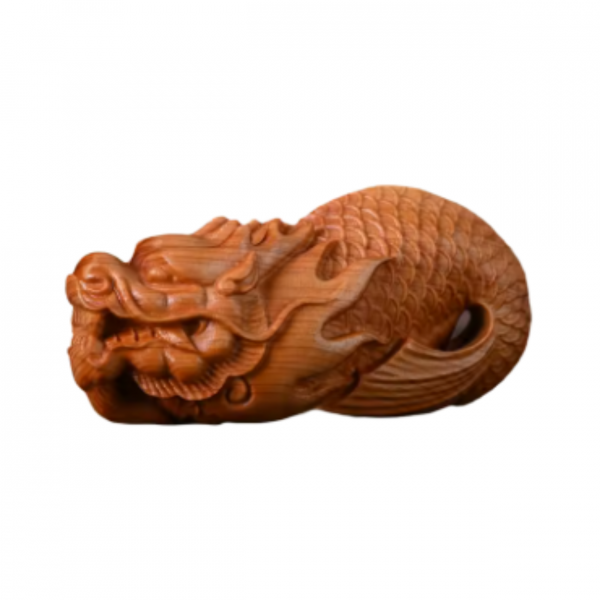 Dragon Wooden Figure - Carpate