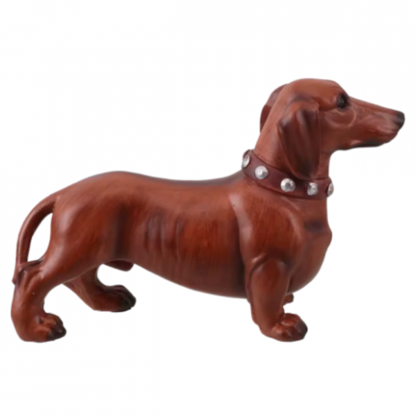 Dog Wooden Figure - Teckel